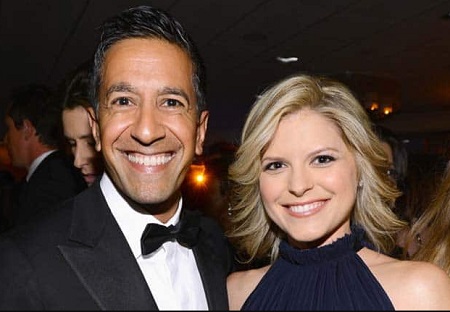 Michael David Gershenson and Kate Bolduan celebrating decades of their conjugal relationship